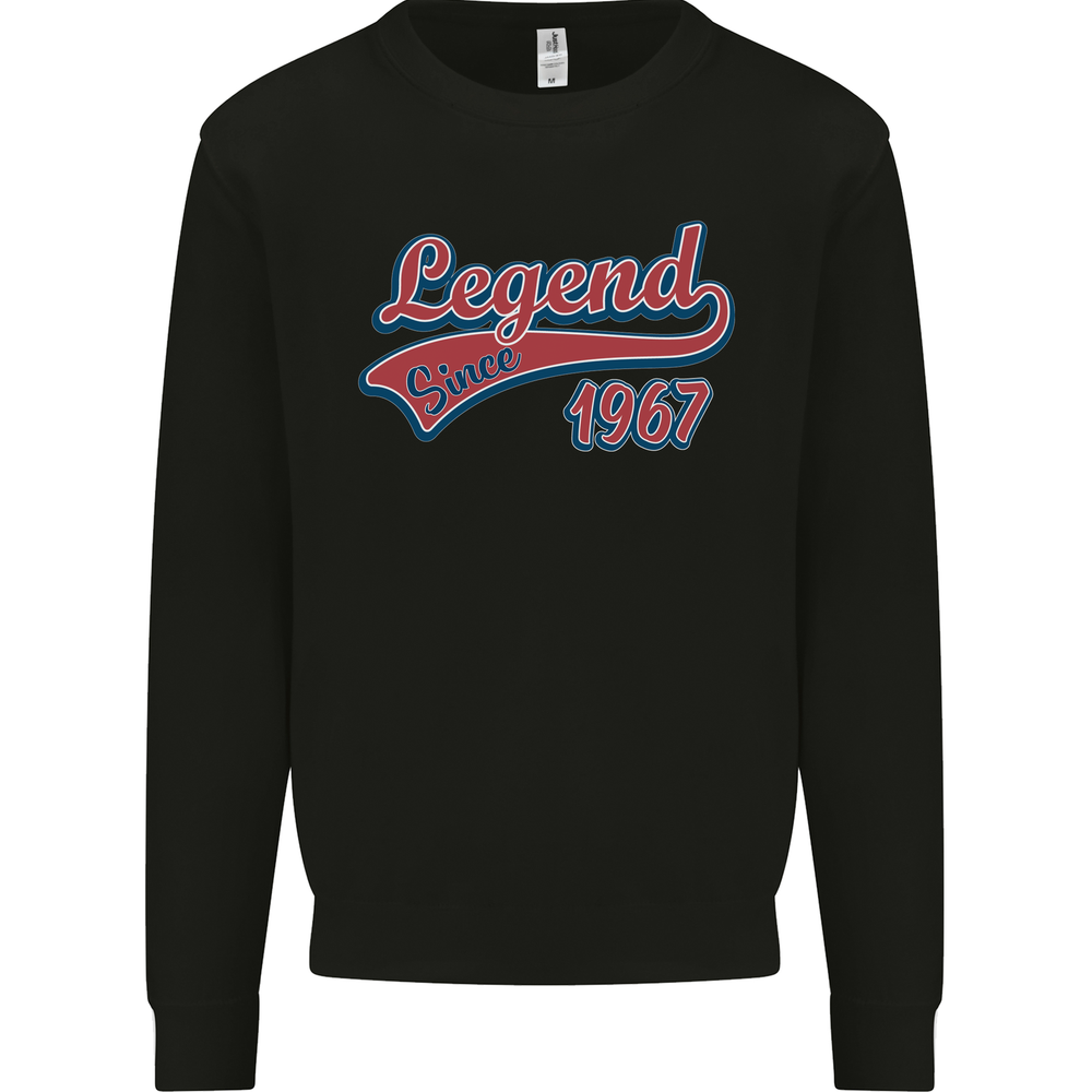 Legend Since 58th Birthday 1967 Mens Sweatshirt Jumper