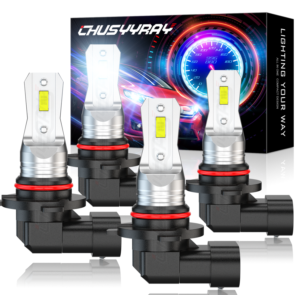 9005 9006 LED Headlight Bulbs Kit For Toyota Corolla Sedan 4-Door 1.8L 1993-2013