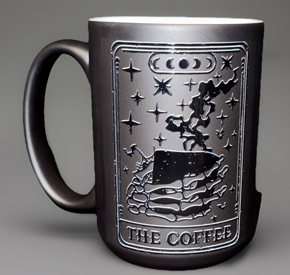Skeleton Tarot Card The Coffee 15oz Color Changing Mug