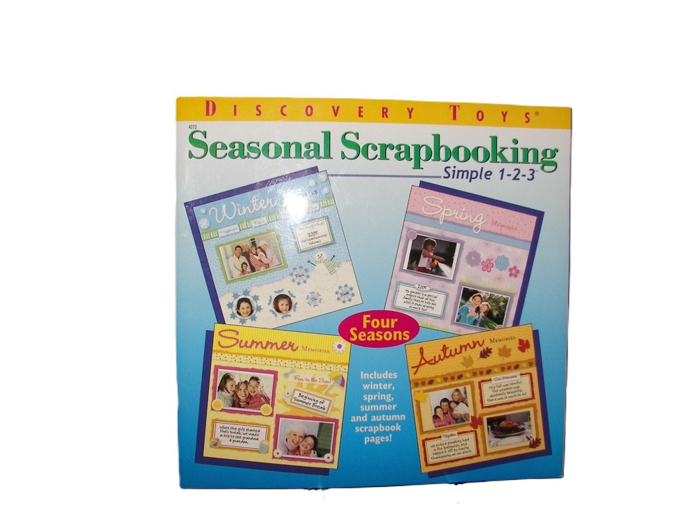 Seasonal Scrapbooking  Kit The Four Seasons Simple 1 2 3 Discovery Toys-image