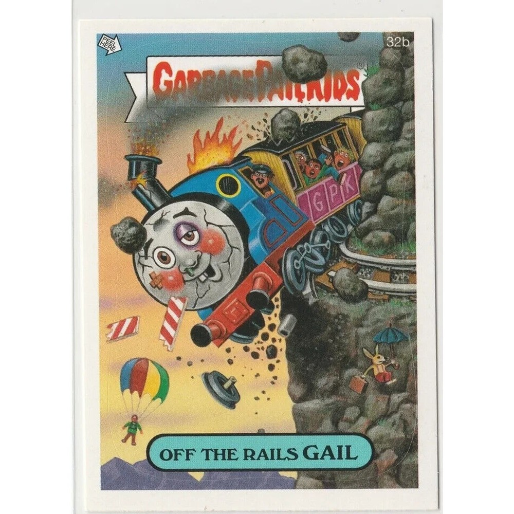 Gail #32b Off the Rails Garbage Pail Kids 2007 ANS6 GPK Card