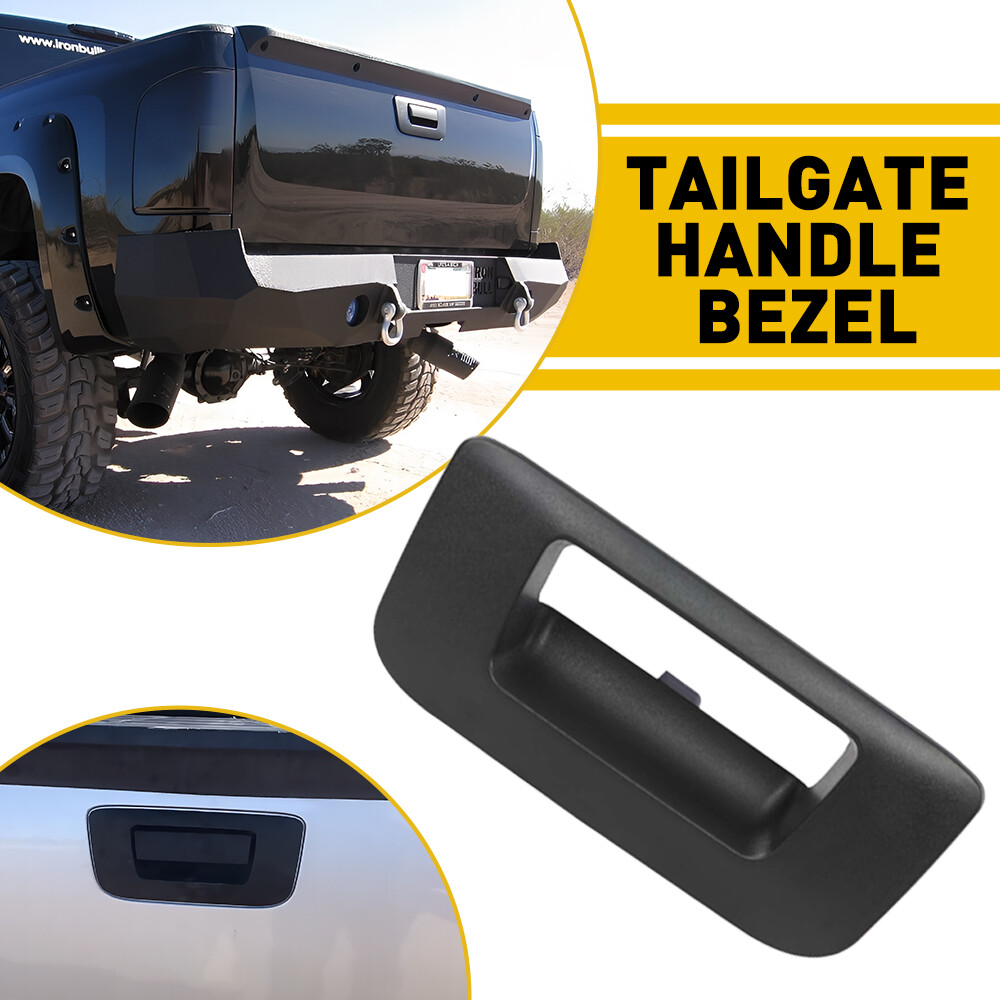 Tailgate Handle Bezel Textured Black for 07-14 Silverado Chevy GMC Sierra NEW