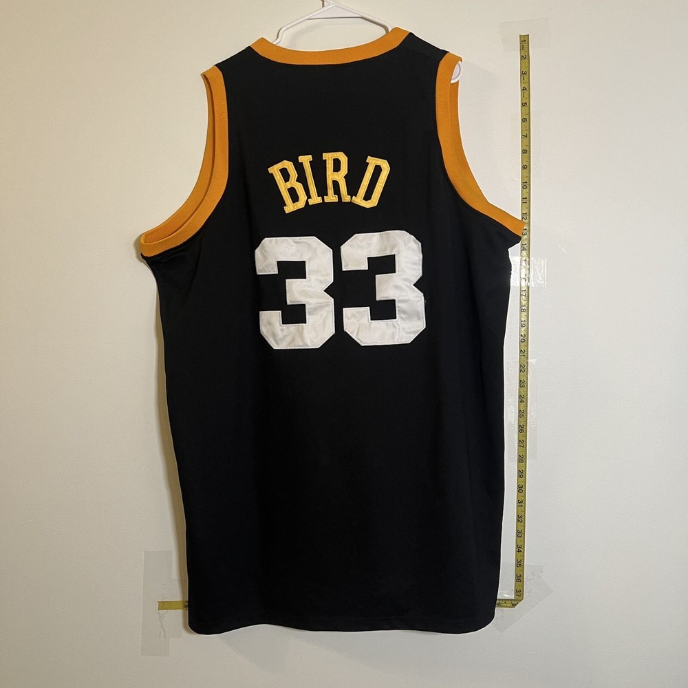 Larry Bird Valley High Jersey (Stitched Limited Edition) 4XL Black Rare