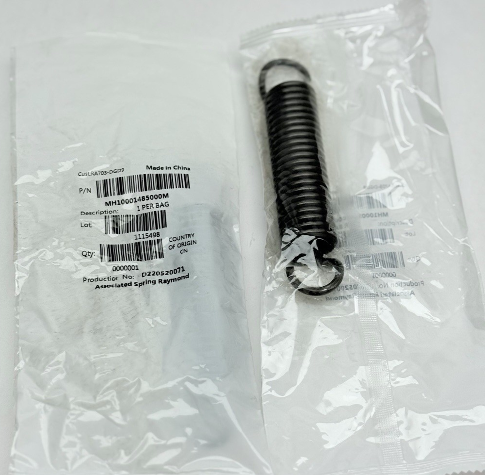 Raymond RA703-DGD9 AS MH10001485000M Extension Spring With Hooks Ends 2-Pack