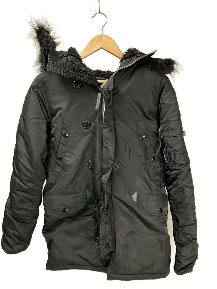 Alpha Industries Flight Jacket/S/Nylon/Blk/20094-7501/N-3B 3389