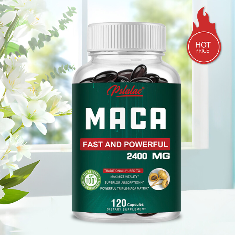 Maca Capsules - Boost Energy, Endurance and Performance, Men's Muscle Health