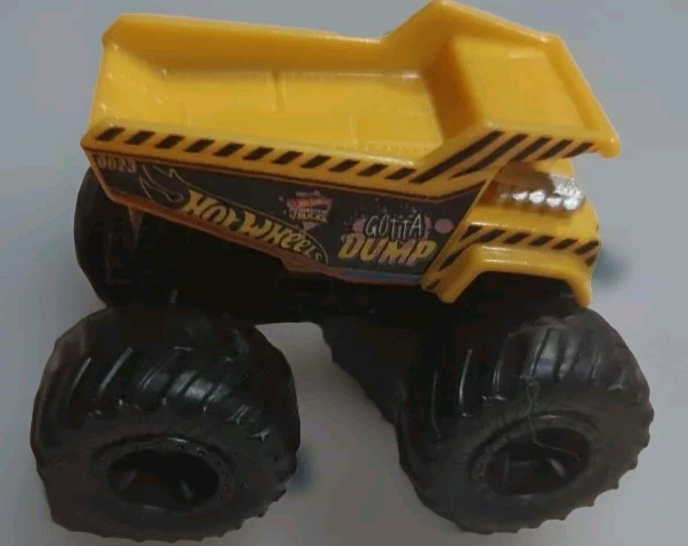Hot Wheels Mini Monster Yellow Truck Gotta Dump 2