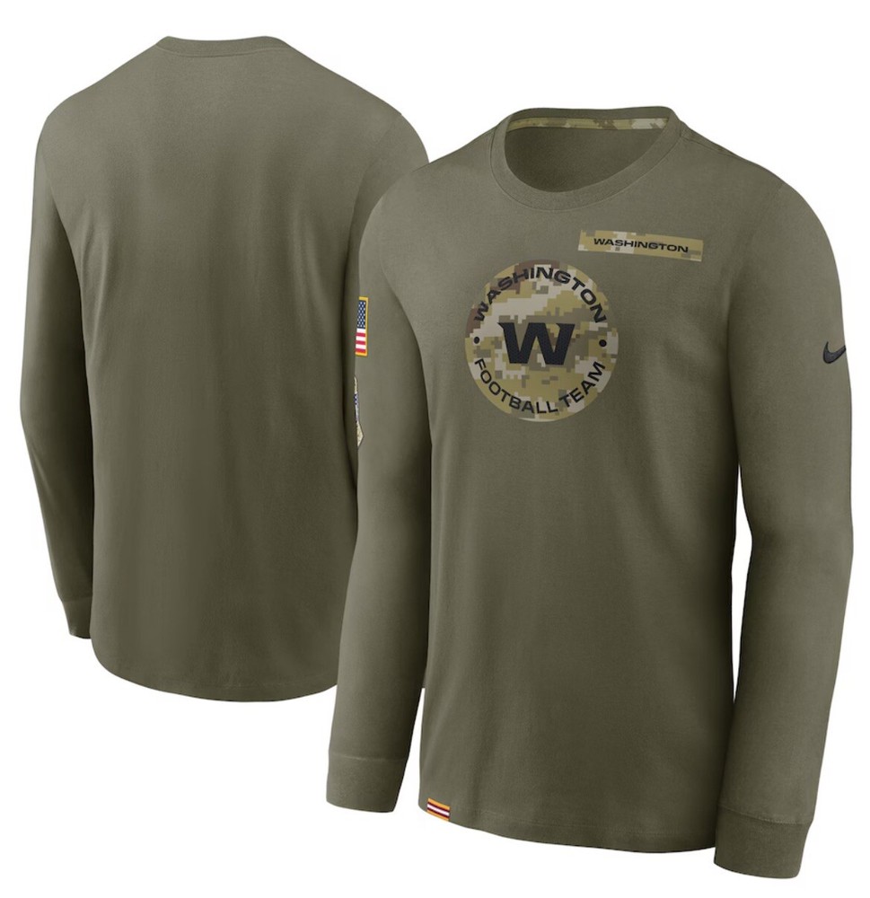 NIKE WASHINGTON Football Team Salute to Service Men’s T-Shirt Size L NWT