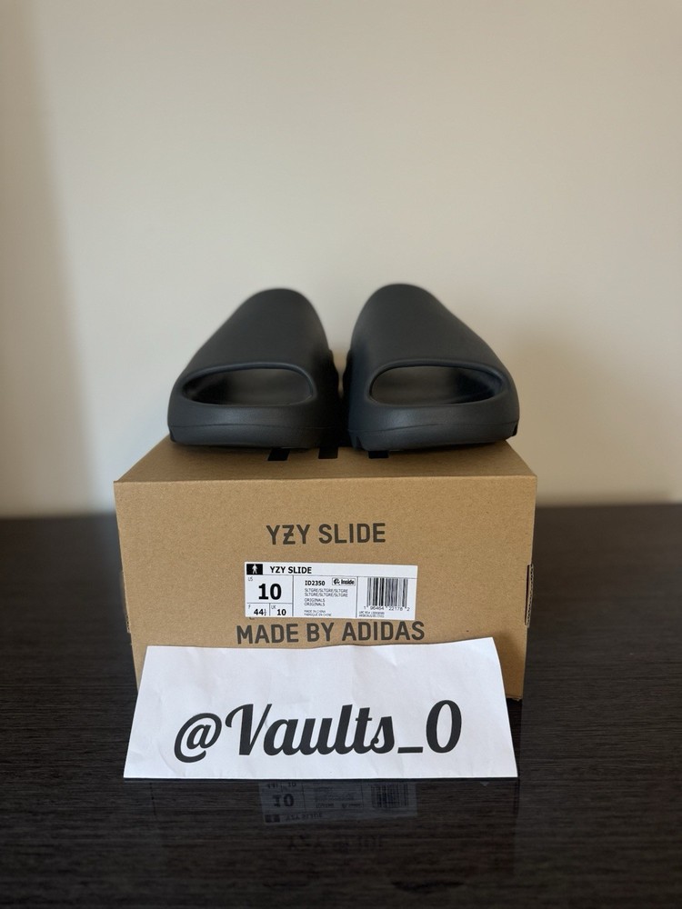 Adidas Yeezy Slide Slate Grey ID2350 | Men’s Sizes 6-13 | Brand New | Ships Fast