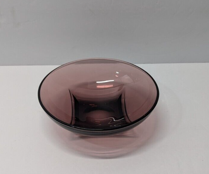 Hazel Atlas Purple Moroccan Amethyst 6 inch Bowl Soup Cereal Bowl 2 inch Tall