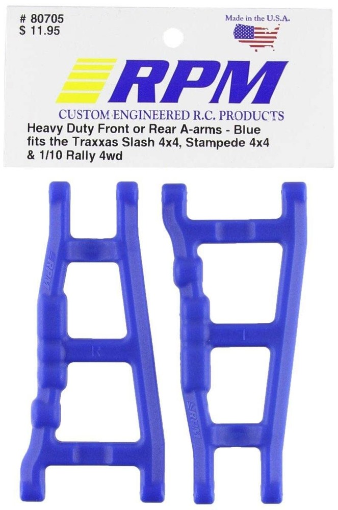 RPM Blue A-Arms for Slash 4x4 ST & 4x4 Rally RPM80705 Front or Rear Upgrade