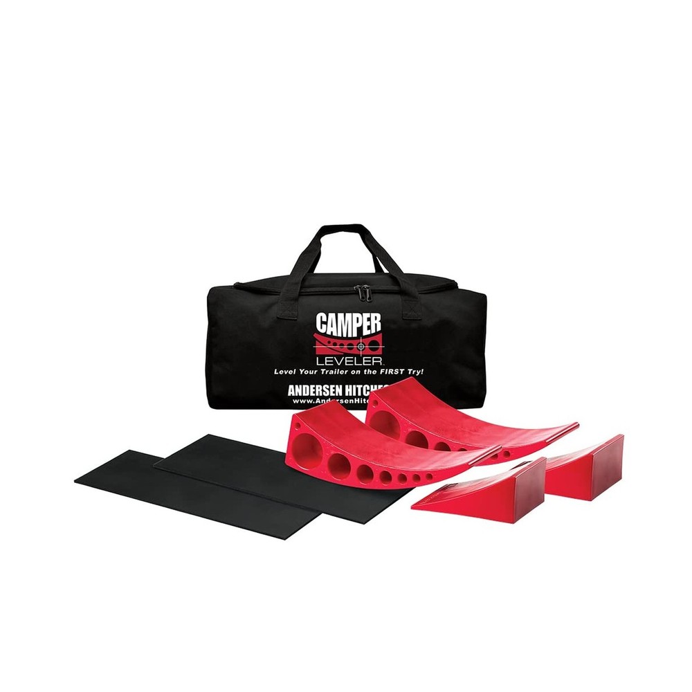 ANDERSEN HITCHES | 3604 2-Pack Camper Leveler Blocks w/Rubber mats and Sturdy...