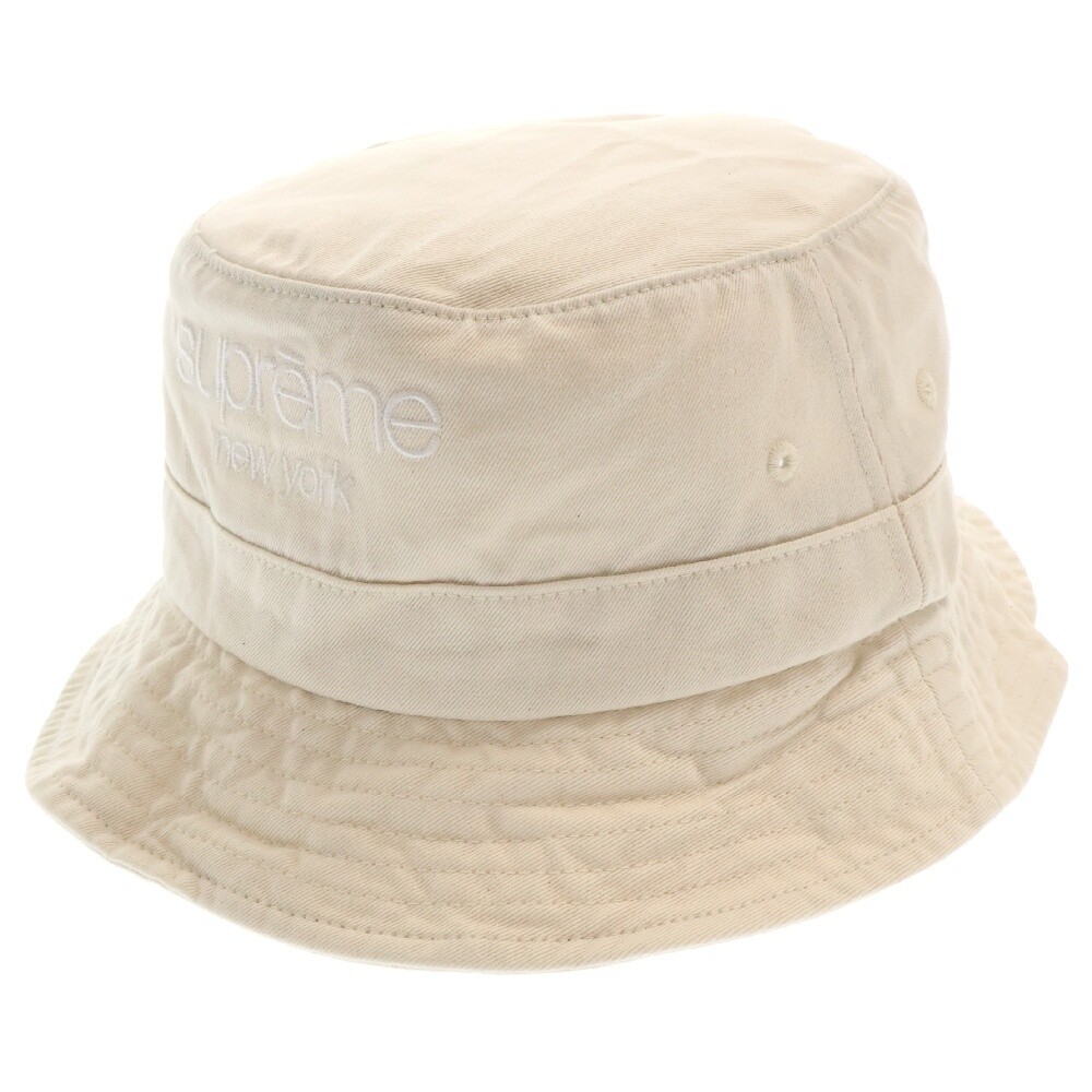SUPREME 24SS Chino Twill Crusher Chino Twill Crusher Bucket Hat Hat Natural