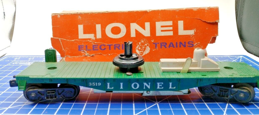 Lionel Postwar 3509 Satellite Launching Car O Gauge 1:48 Scale Vintage w/Box