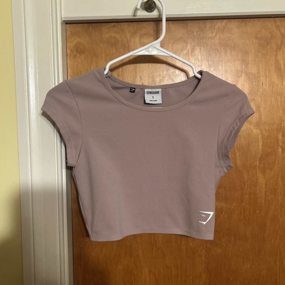 Gymshark Women's Lilac Purple Cropped Tank Top Size S