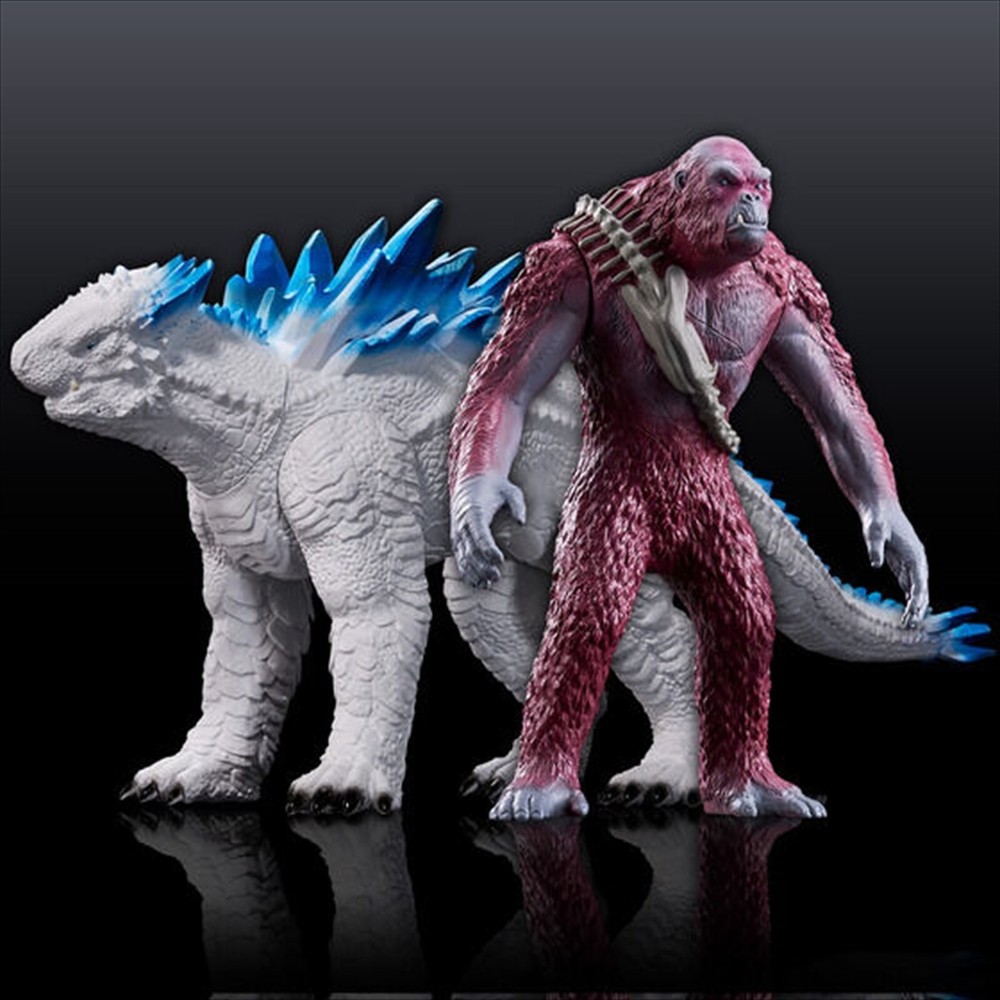 Presale 2024 Movie Monster Shimo and Skar King Figure Set Godzilla x Kong Bandai-image