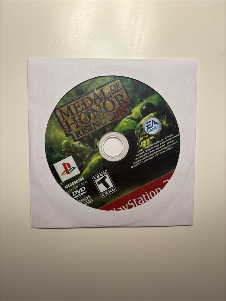 Medal of Honor: Rising Sun PS2 Disc Only (Sony PlayStation 2, 2003)