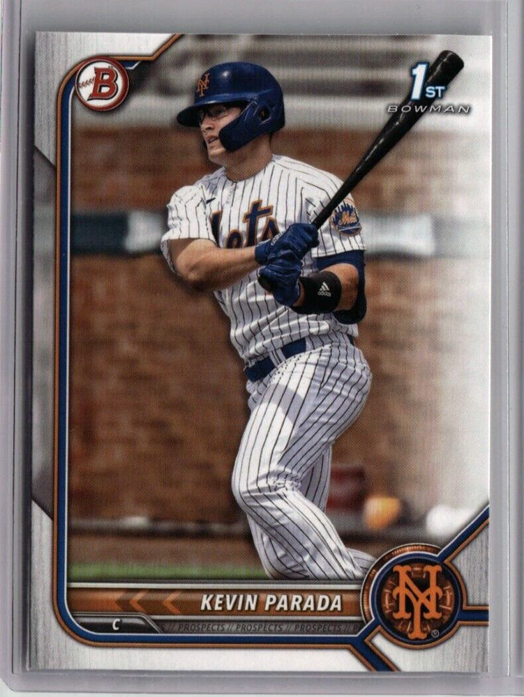 KEVIN PARADA ROOKIE 1ST BOWMAN BASEBALL CARD RC #BD-47 2022 MLB NEW YORK METS