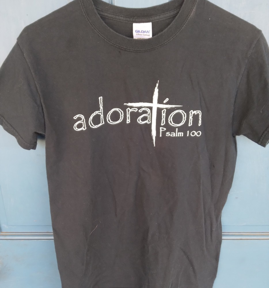 Adoration (Psalm 100)  T-Shirt (Size Small)