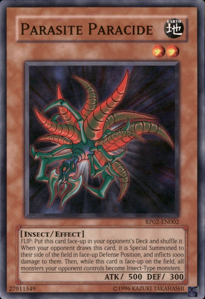Parasite Paracide RP02-EN002 Yugioh Ultra Rare Card