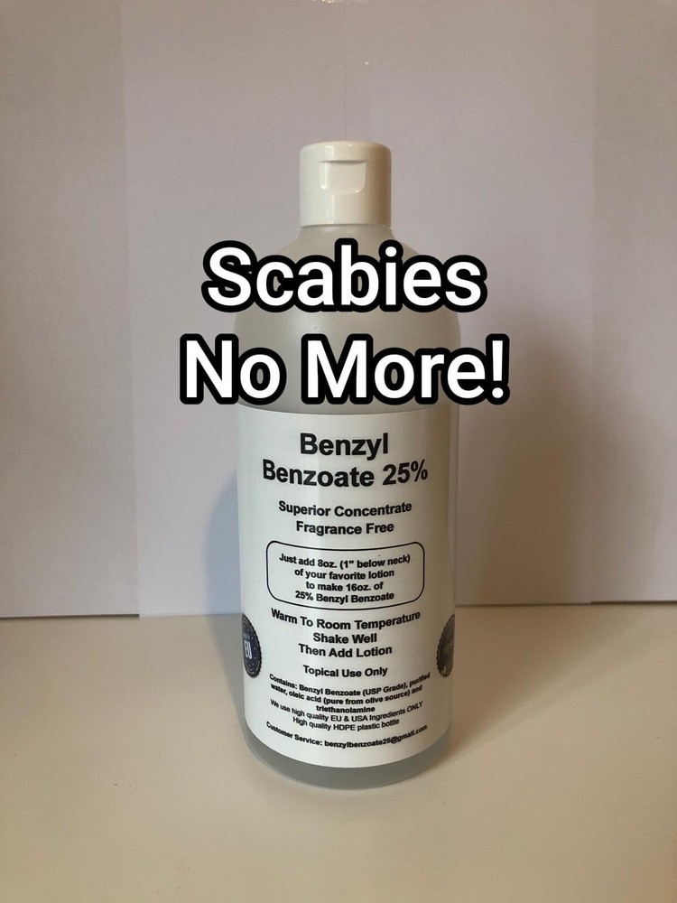 Scabies Treatment Lotion Cream Oil 16oz Bottle Value Size-image