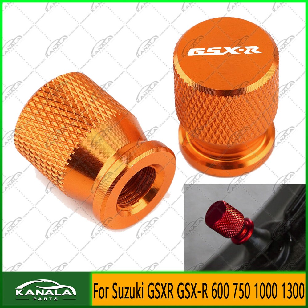 -Accessories CNC Tire Valve Aluminum Covers For Suzuki GSXR 600 750 1000 1300