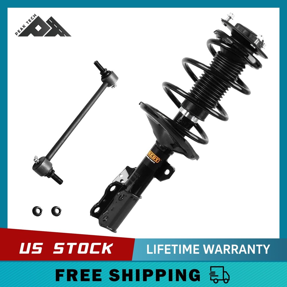 Front Right Strut & Sway Bar Link Kit for 2002-2003 Lexus ES300 Toyota Camry