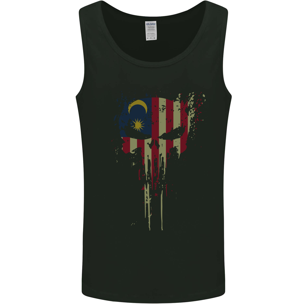 Malaysia Skull Gym Training Bodybuilding Mens Vest Tank Top