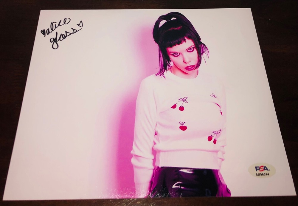 Alice Glass Hot Sexy Crystal Castles II III Amnesty Signed 8x10 Photo PSA RARE H