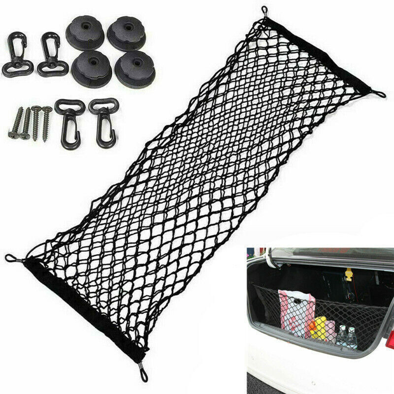 SUV Car Accessories Envelope Style Trunk Cargo Net Storage Organizer-Universal