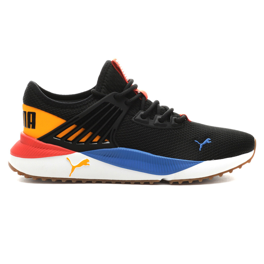 Puma Pacer Future Logo Lace Up  Mens Black Sneakers Casual Shoes 38036716
