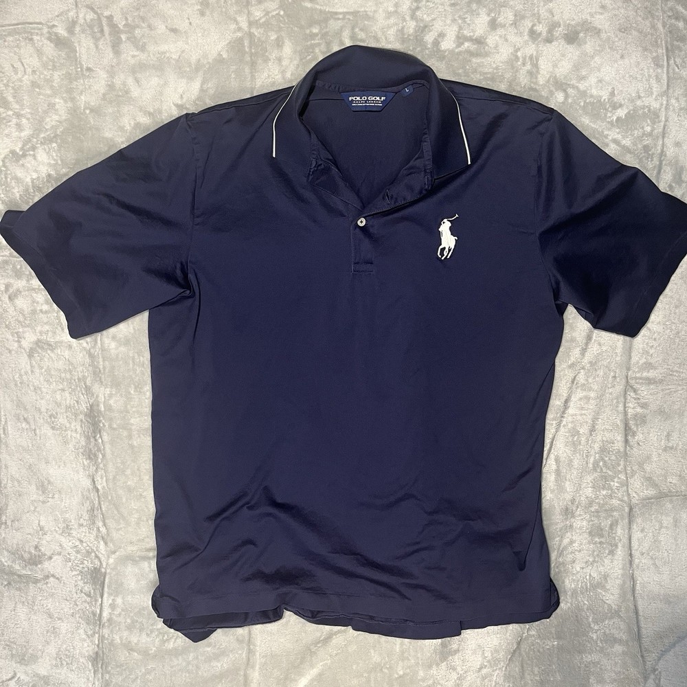 Polo Ralph Lauren Cotton Polo Men's Large Blue Big Pony