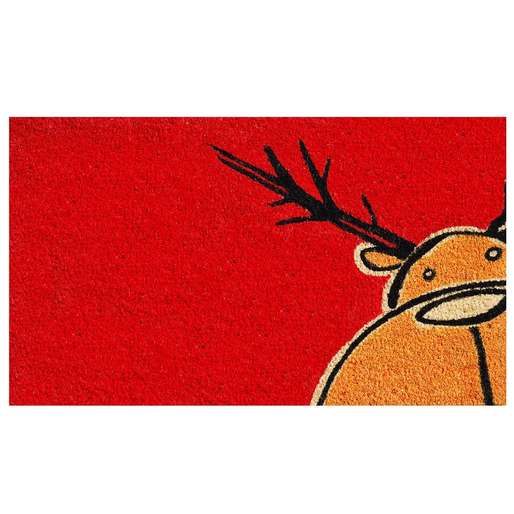 Calloway Mills Holiday Moose Doormat - Festive 17