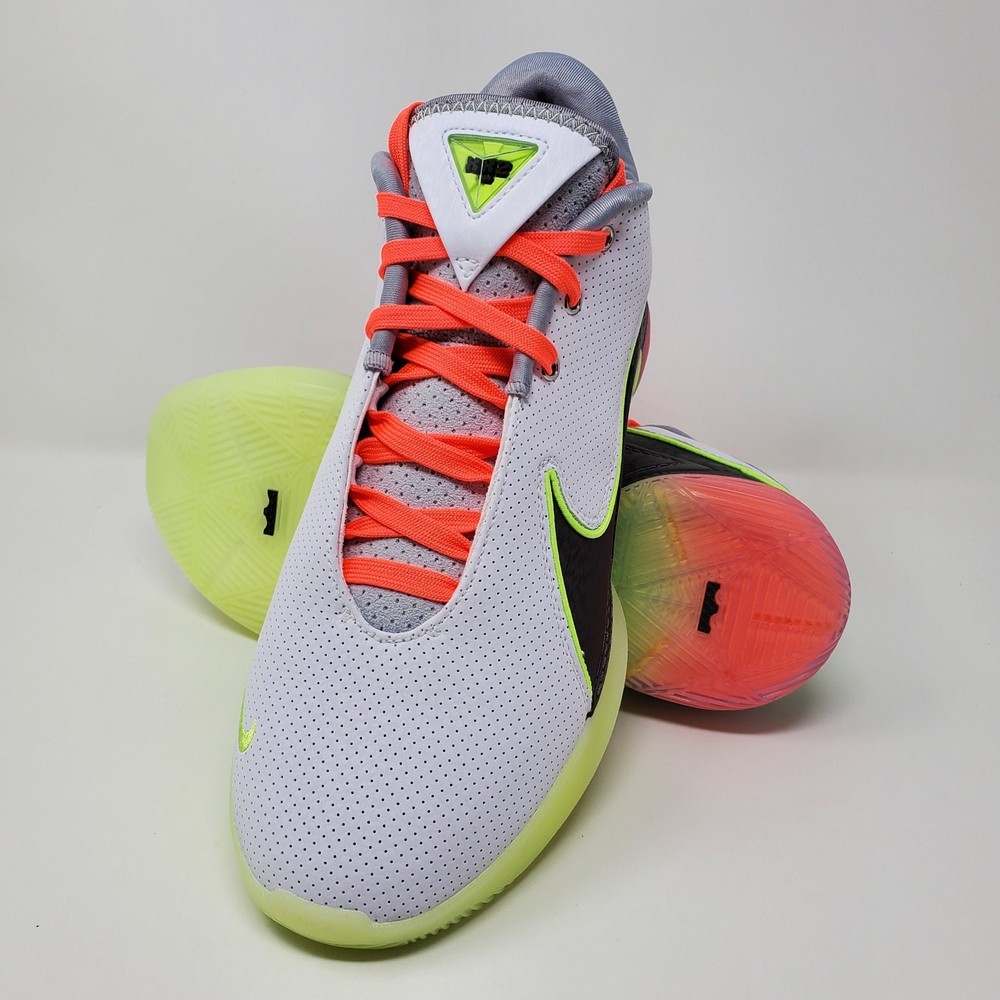 Nike LeBron XXII 22 ‘Crown Jewel’ White Volt Glow FZ1094-101 Men’s Size 9