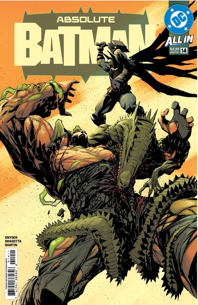ABSOLUTE BATMAN #14 CVR A NICK DRAGOTTA  BATMAN VS BANE FIGHT🔥🔥🔑