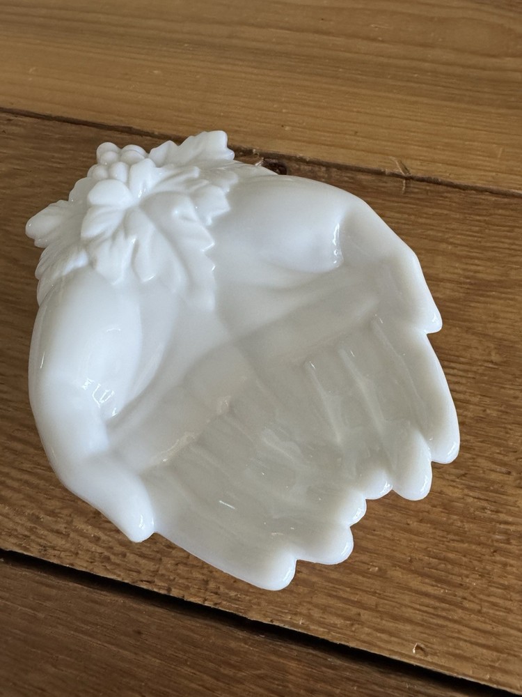 Westmoreland Milk Glass Mint Dish with Double Handles