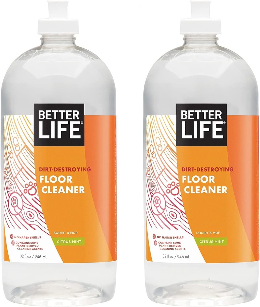 Better Life Floor Cleaner Citrus MINT 32 Ounces (pack of 2)