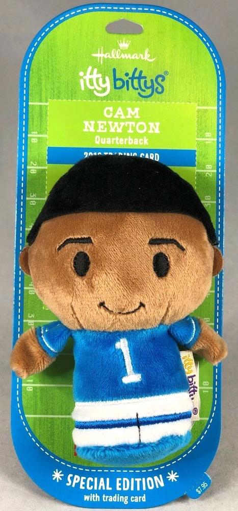 HALLMARK CAROLINA PANTHERS CAM NEWTON ITTY BITTYS SPECIAL EDITION NFLPA NEW
