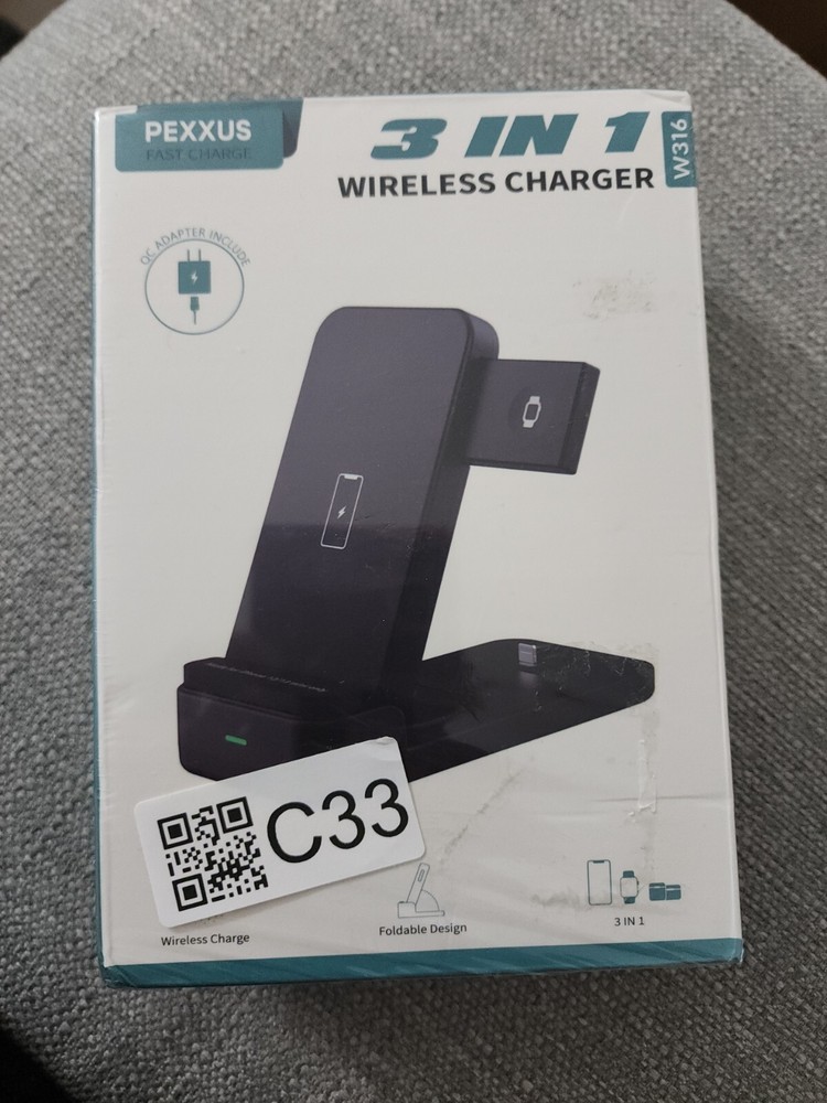 Pexxus 3 In 1 Wireless Charging Station