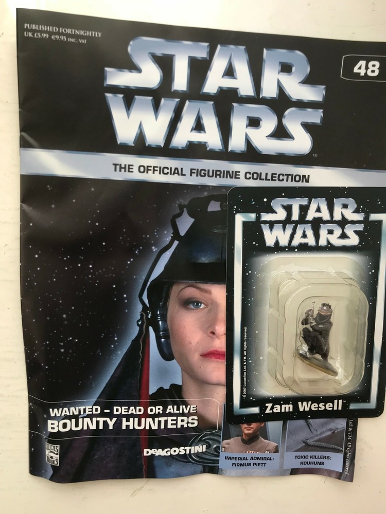 STAR WARS FIGURINE COLLECTION ISSUE 48 ZAM WESELL DEAGOSTINI FIGURE & MAGAZINE
