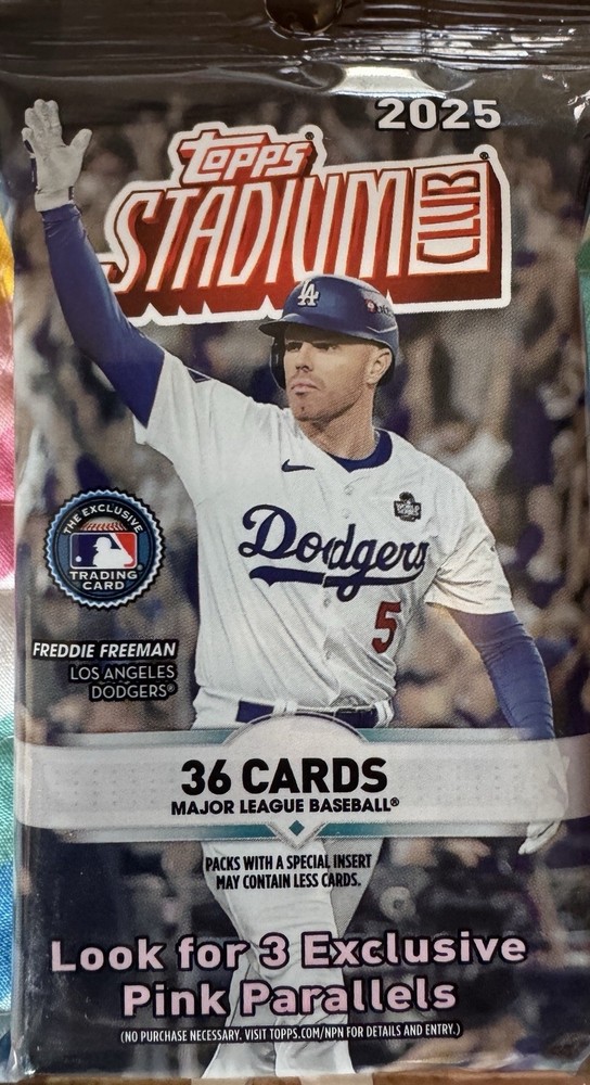 2025 Topps Stadium Club *MLB Trading Cards* *36-Card Fat Pack*