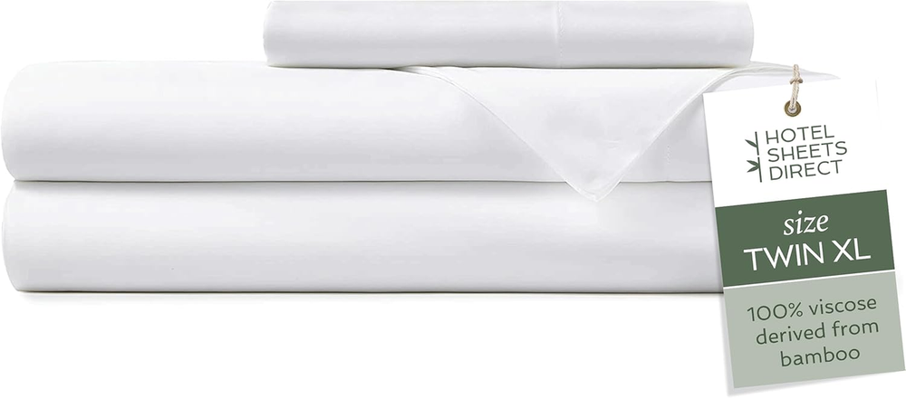 3-Piece Twin XL Bamboo Viscose Bed Sheet Set