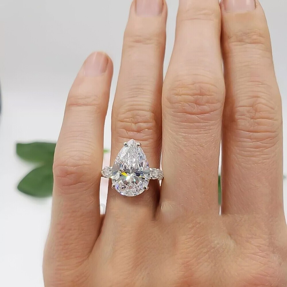 2.50 Ct Off White Diamond Solitaire Ring in 925 Silver Birthday Gift Women