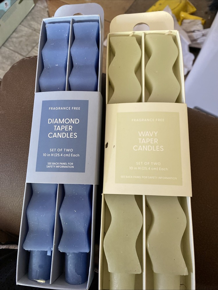 4-Pack Taper Candles for Elegant Home Decor