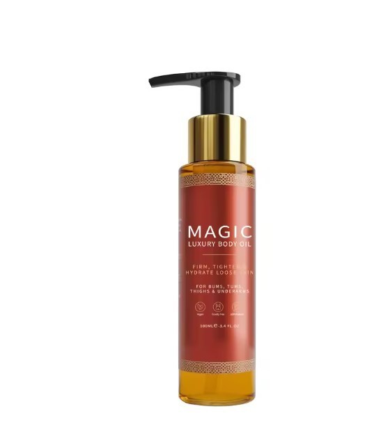 Magic Luxury Body Oil 3.4 oz Firms Tighten & Hydrate Loose Skin Pump