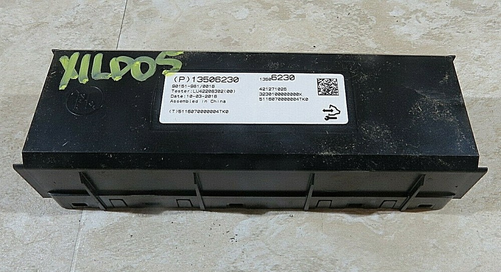 2016 GMC YUKON XL DENALI, AC HVAC TEMPERATURE CONTROL MODULE (X1LD05)