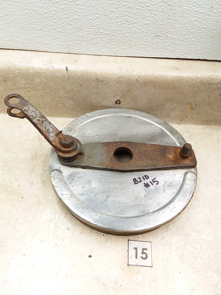 CZ CZ250 CZ400 Red Frame Rear Wheel Brake Plate 1974 #15 ANX B210