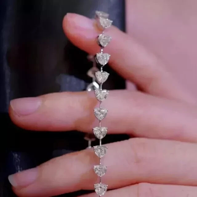 7Ct Lab-Created Diamond Tennis Bracelet in 14K White Gold Plated