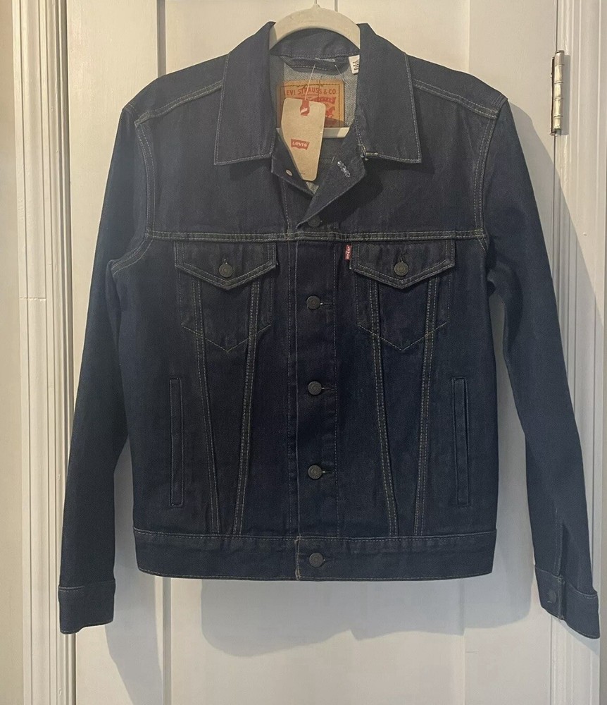 Levi's Men’s Original Denim Trucker Jean Jacket S Colusa/Dark Wash MSRP $89.50
