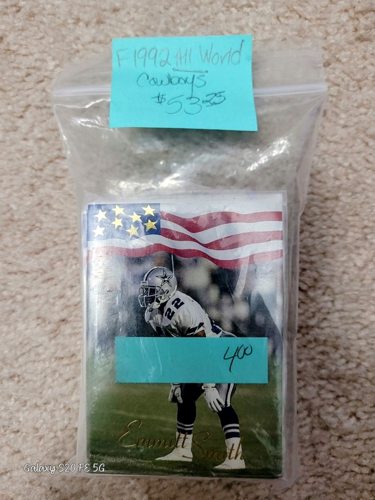1992 All World Dallas Cowboys Pro Set Mix